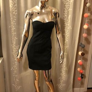 Black Strapless Dress